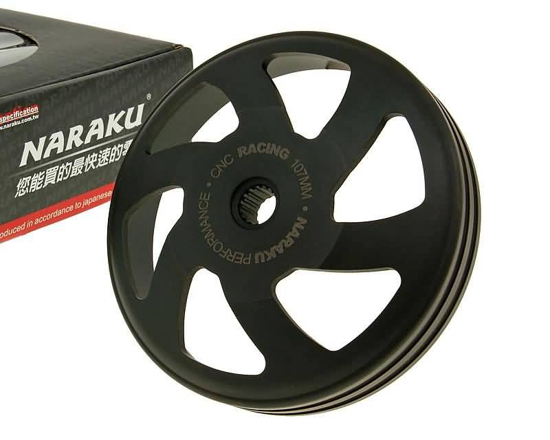 Naraku CNC V.2 107mm Clutch Bell Yamaha Zuma / Minarelli - Dynoscooter.com