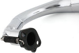 Stage6 Pro Replica exhaust Minarelli Vertical chrome with carbon silencer - Dynoscooter.com