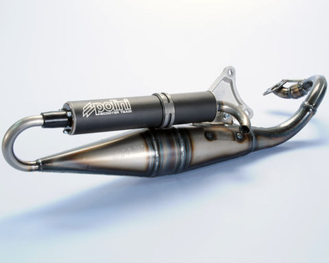 Polini Scooter Team 3 Exhaust for the Yamaha Zuma Minarelli horizontal - Dynoscooter.com
