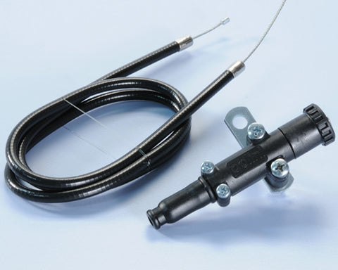 Polini universal choke cable and lever black for Dellorto Polini Stage6 - Dynoscooter.com