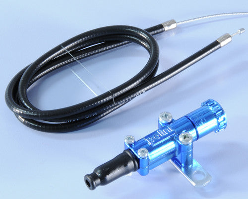 Polini universal choke cable and lever blue for Dellorto Polini Stage6 - Dynoscooter.com