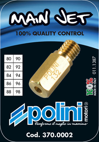 Polini jet kit for Keihin,OKO,Polini, PWK carburetors includes jet sizes 80-98 - Dynoscooter.com