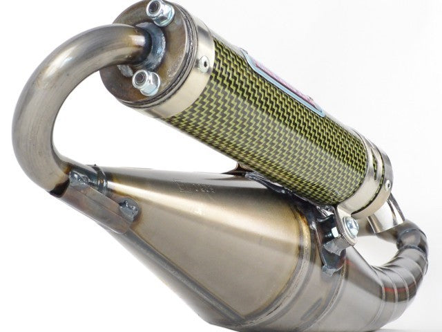 Gianelli Reverse Exhaust for Minarelli Horizontal engines - Dynoscooter.com