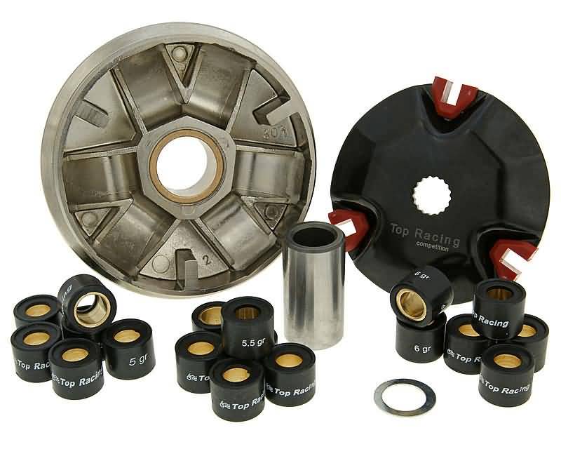 Zuma Variator Kit Racing Jasil Top Racing SV1 variator for the Yamaha Zuma Prebug and Horizonta ...