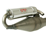 Leo Vince TT Handmade Exhaust for the Aprilia SR50 2 Stroke Minarelli engine - Dynoscooter.com