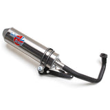 Leo Vince exhaust for the Kymco Agility and most scooters with GY6 50cc engine - Dynoscooter.com