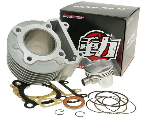 Naraku Big Bore Cylinder Kit Yamaha Zuma 125 / BWS 125 155cc with Forged Piston - Dynoscooter.com