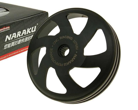 Naraku CNC V.2 107mm Clutch Bell Yamaha Zuma / Minarelli - Dynoscooter.com