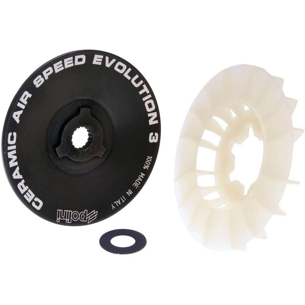 Polini Evo 3 Ceramic Air Speed front pulley for Minarelli Over Range transmissions - Dynoscooter.com