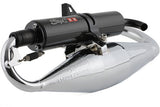 Stage6 Pro Replica exhaust Minarelli Vertical chrome with carbon silencer - Dynoscooter.com