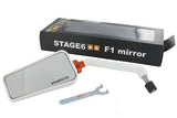 Stage6 F1 WHITE MIRROR LEFT 8MM - Dynoscooter.com