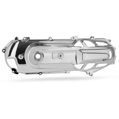 Yamaha Zuma Prebug 1989-2001 TNT Chrome Ventilated Transmission Cover - Dynoscooter.com