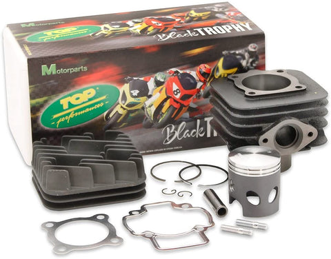 Top Performances "Black Trophy" 70cc Cylinder kit for the Vespa ET2 / Piaggio Engine