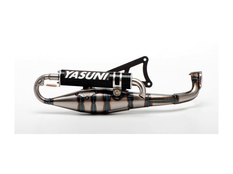 Yasuni C20 Carrera exhaust Black edition Minarelli horizontal - Dynoscooter.com