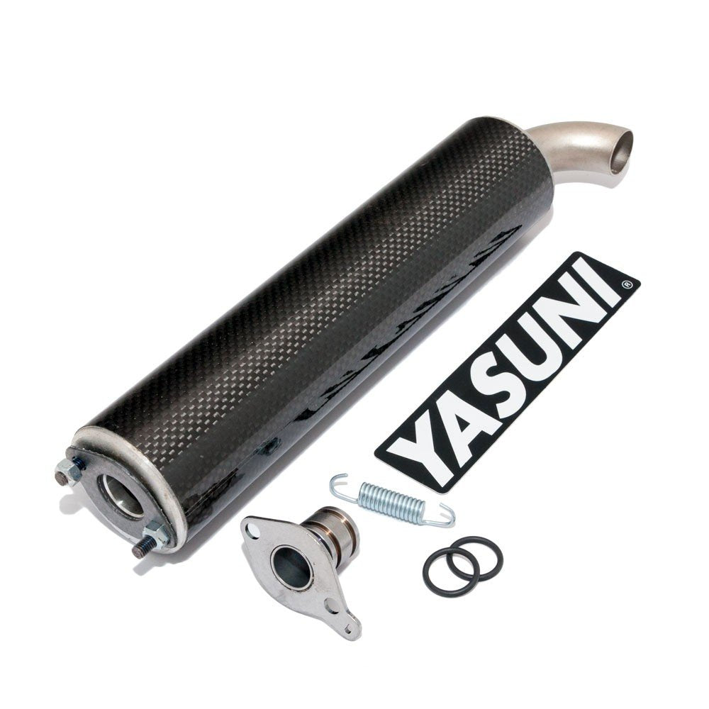 Yasuni Carbon Silencer for Yasuni R,C16, C20, and C21 - Dynoscooter.com