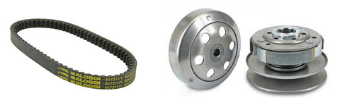 Honda Elite Dio ZX rear pulley with belt - Dynoscooter.com