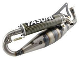 Yasuni Carrera C16 Kevlar Exhaust Minarelli Horizontal - Dynoscooter.com