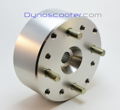 Honda Ruckus GY6 150 Universal Rear Wheel Hub for Fatty Custom Wheels - Dynoscooter.com